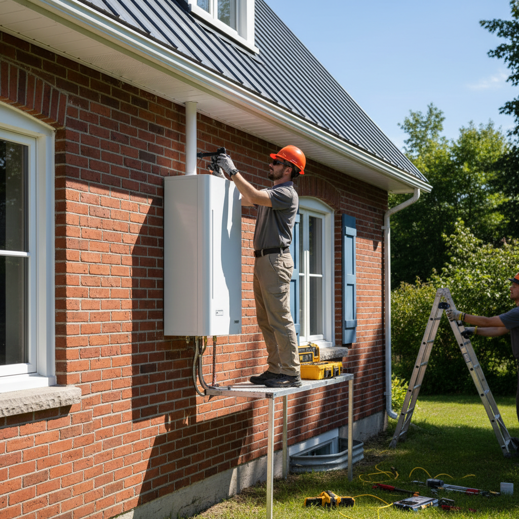 Thermopompe Ogden — installation professionnelle