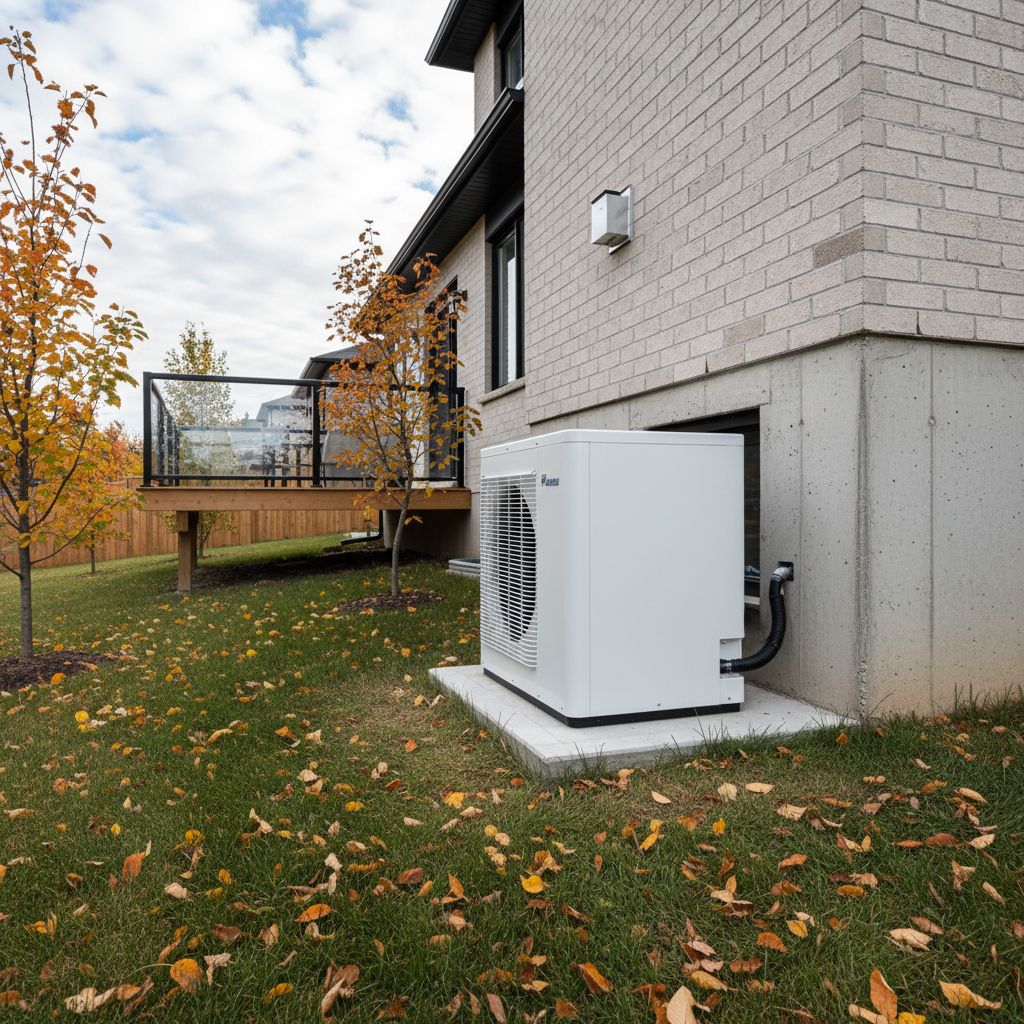 Thermopompe Frontenac — installation professionnelle