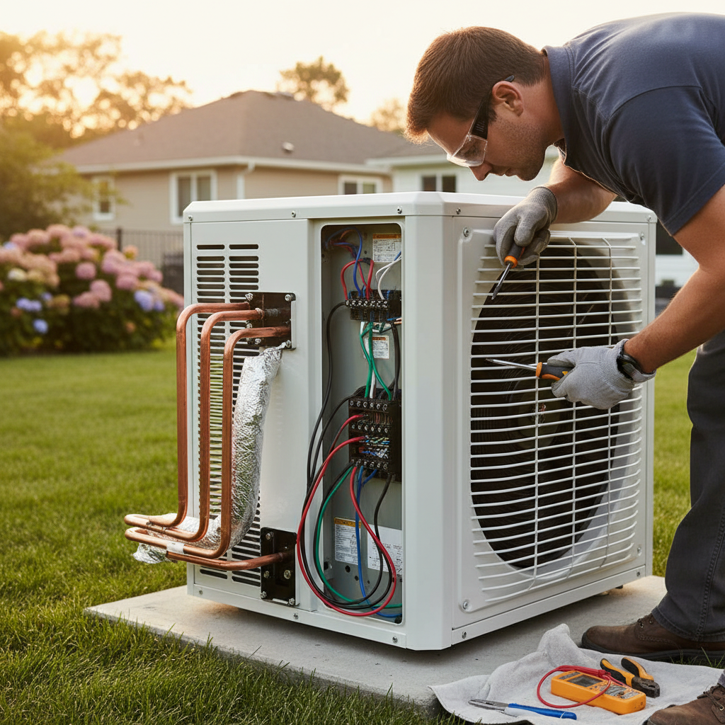 Thermopompe Hudson — installation professionnelle