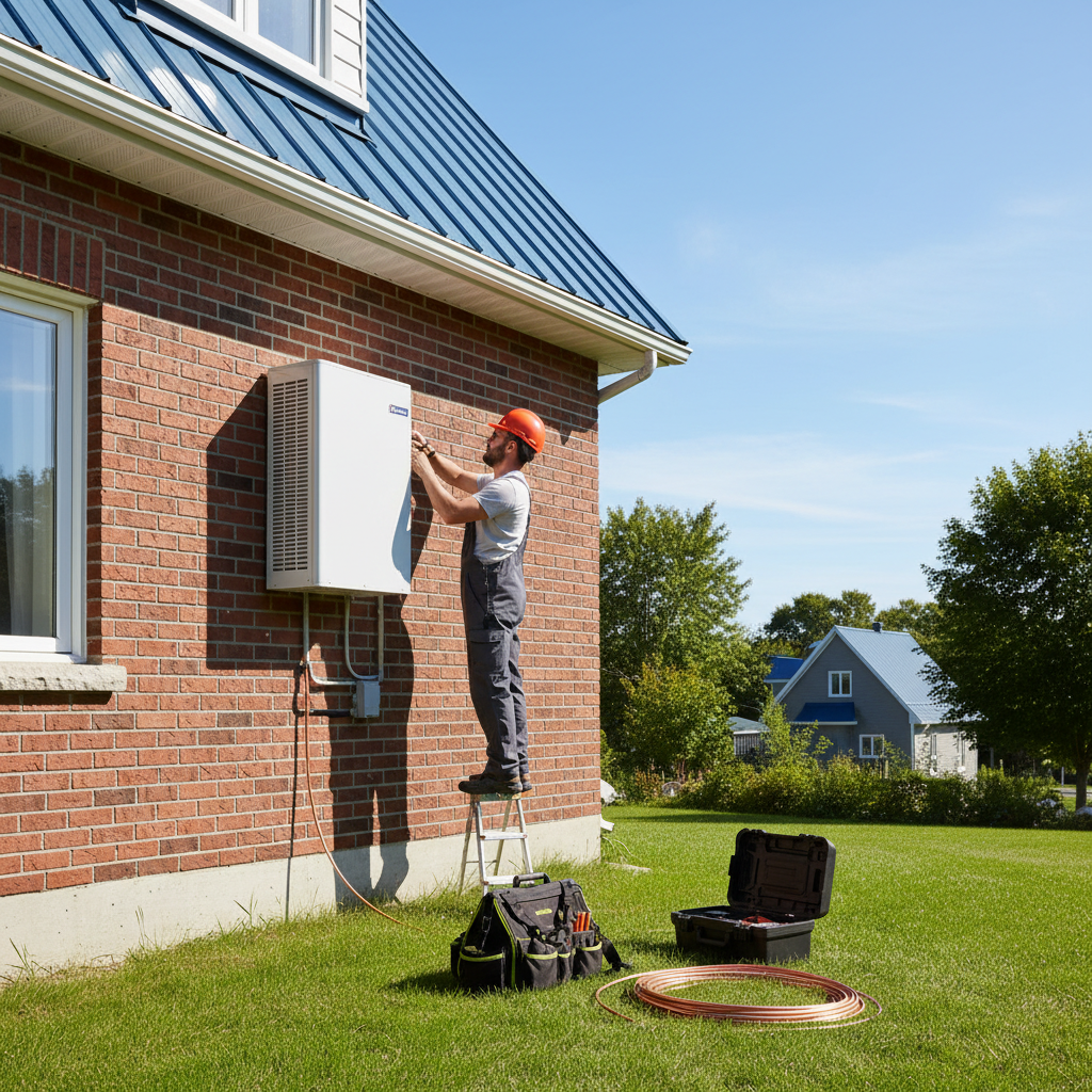 Thermopompe Milan — installation professionnelle