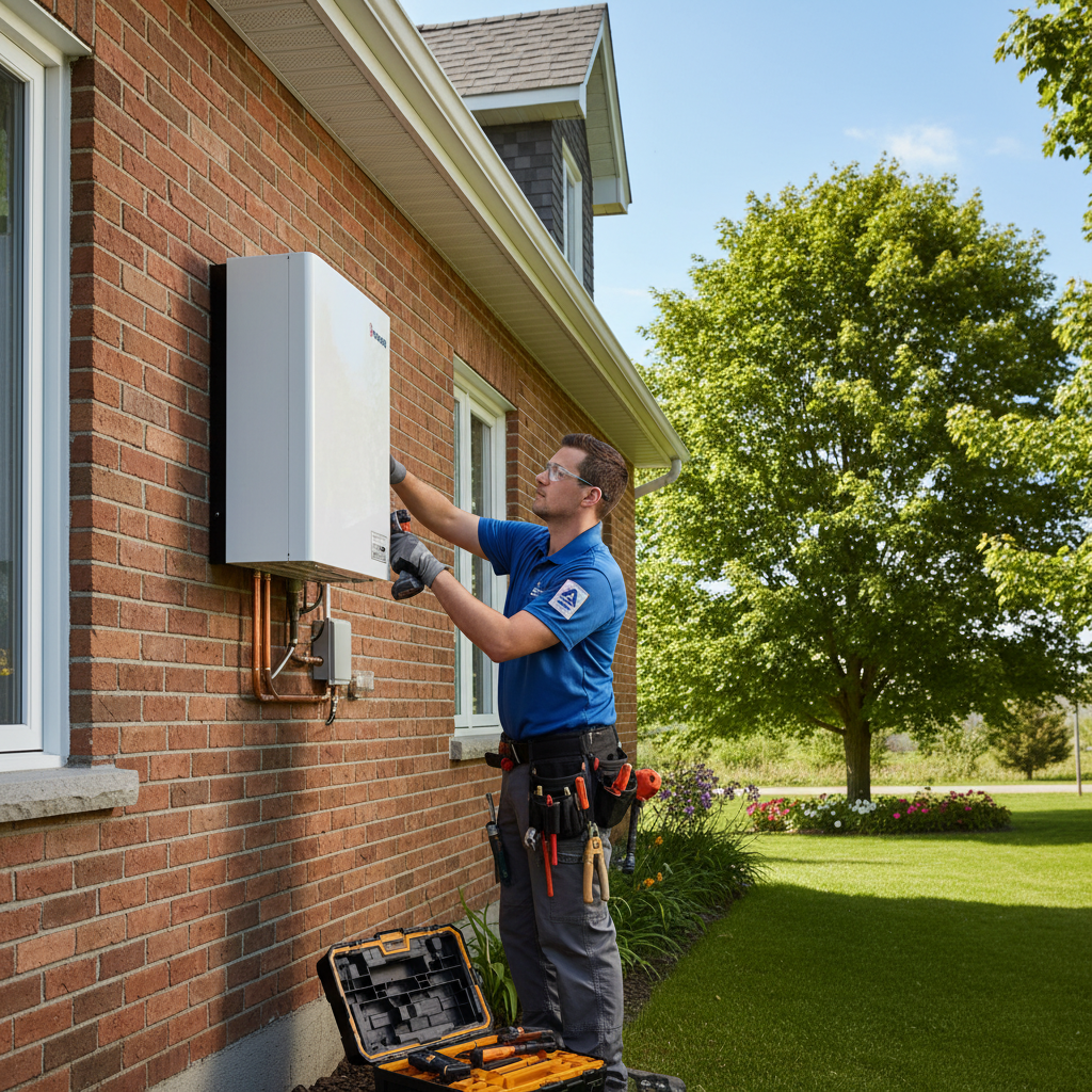 Thermopompe Stornoway — installation professionnelle