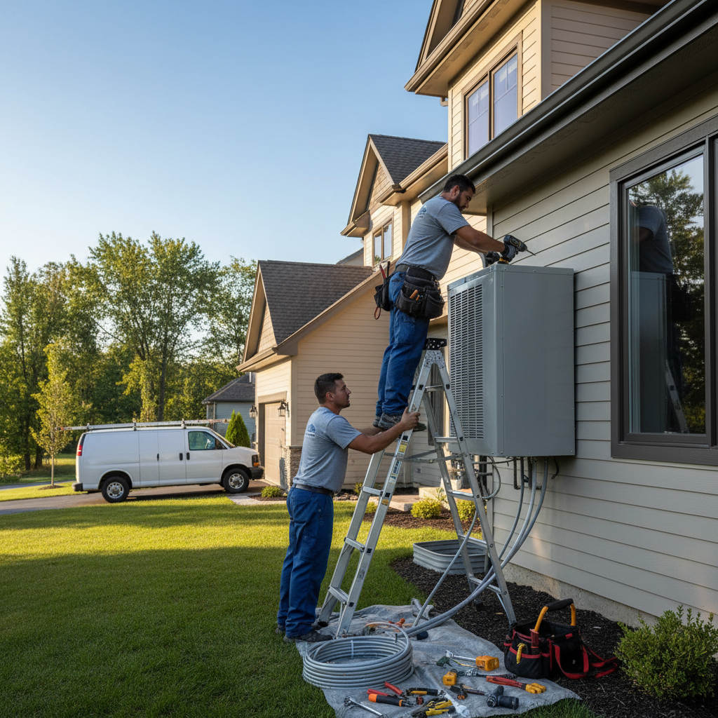 Thermopompe Saint-Mathieu — installation professionnelle