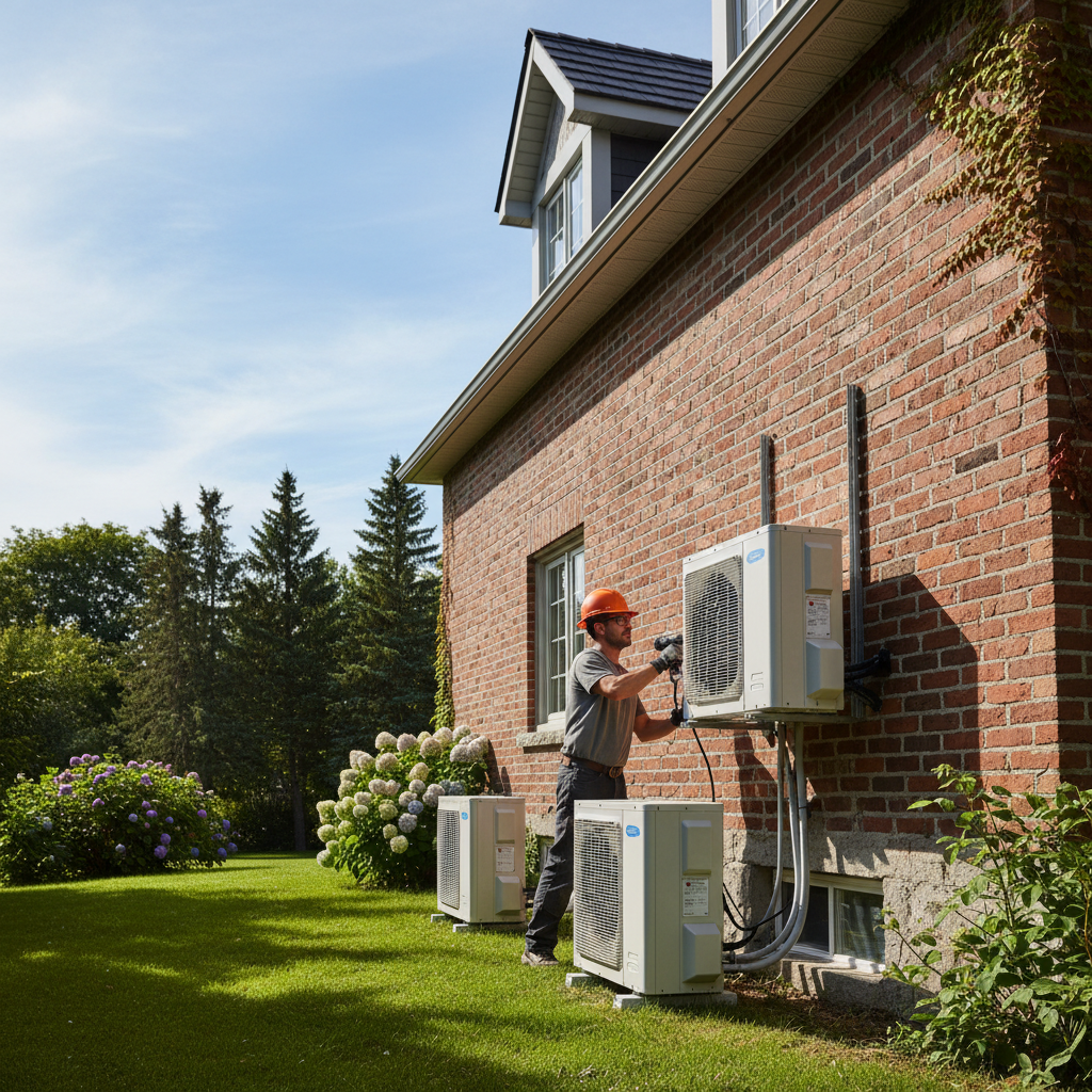 Thermopompe Léry — installation professionnelle