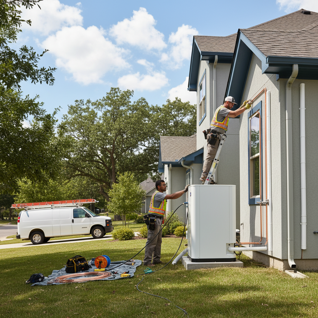 Thermopompe Saint-Adalbert — installation professionnelle