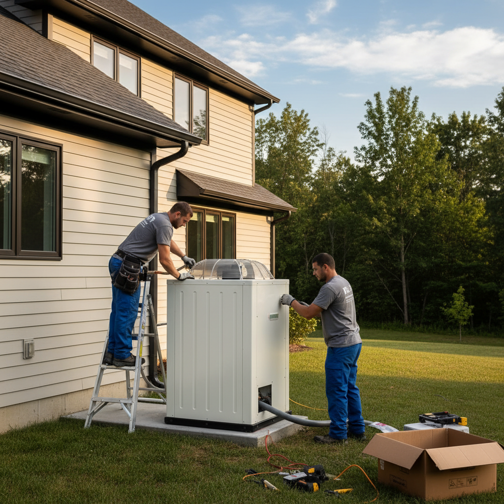 Thermopompe Crabtree — installation professionnelle