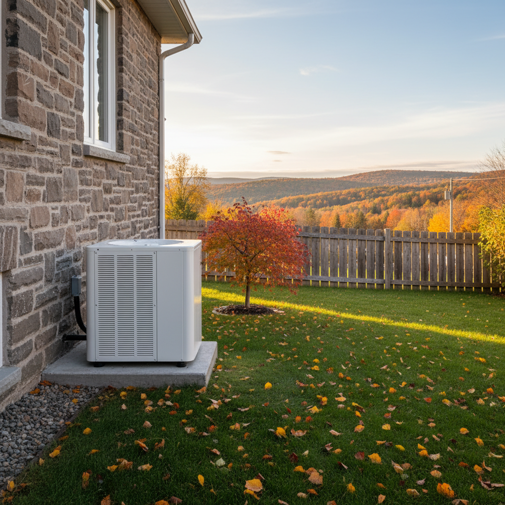 Thermopompe Mercier — installation professionnelle